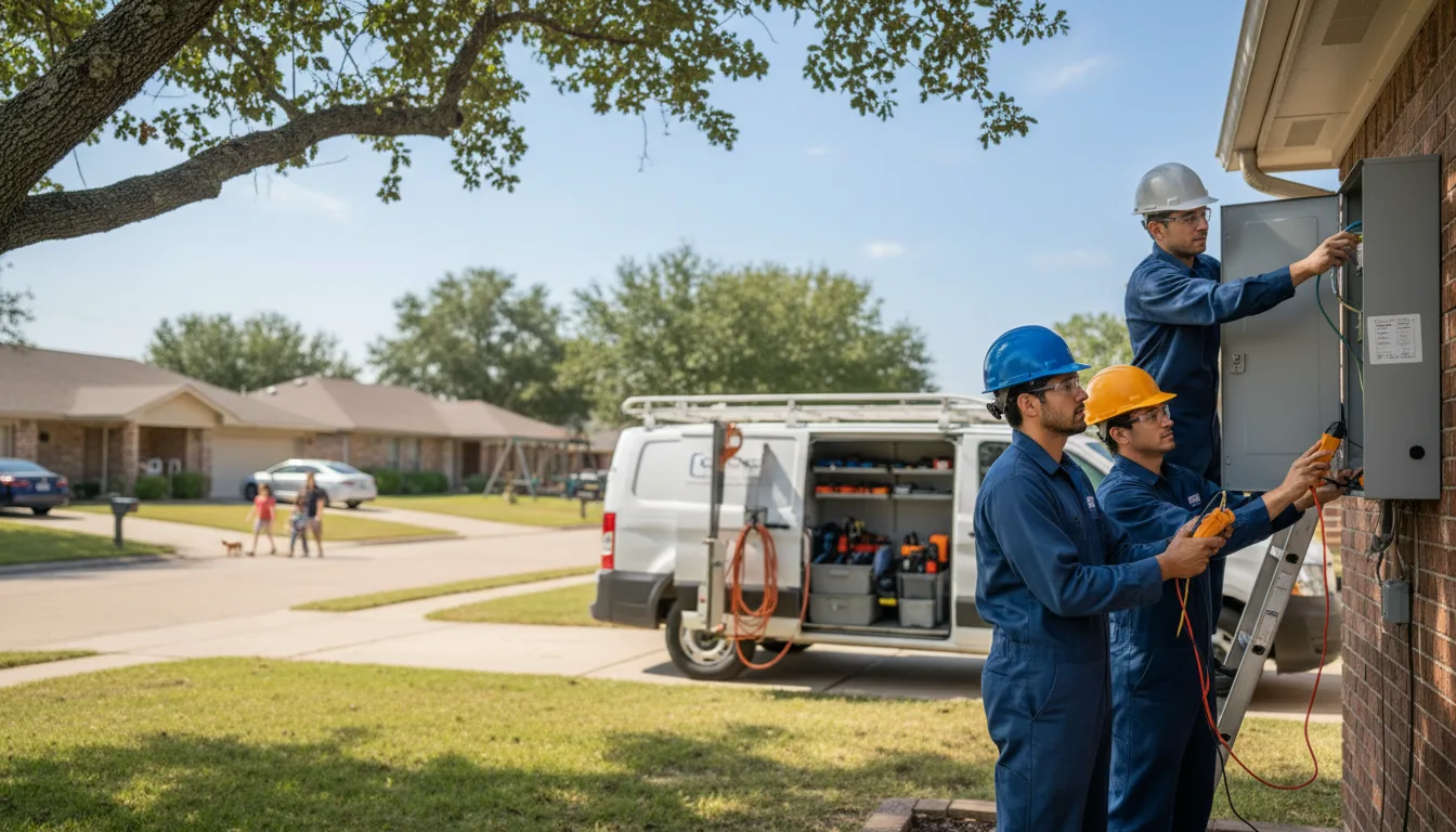 Certified electrician providing emergency electrical services in Burlington, MI